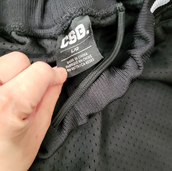 Men's Black Athletic Shorts CSG - Picture 4 of 6